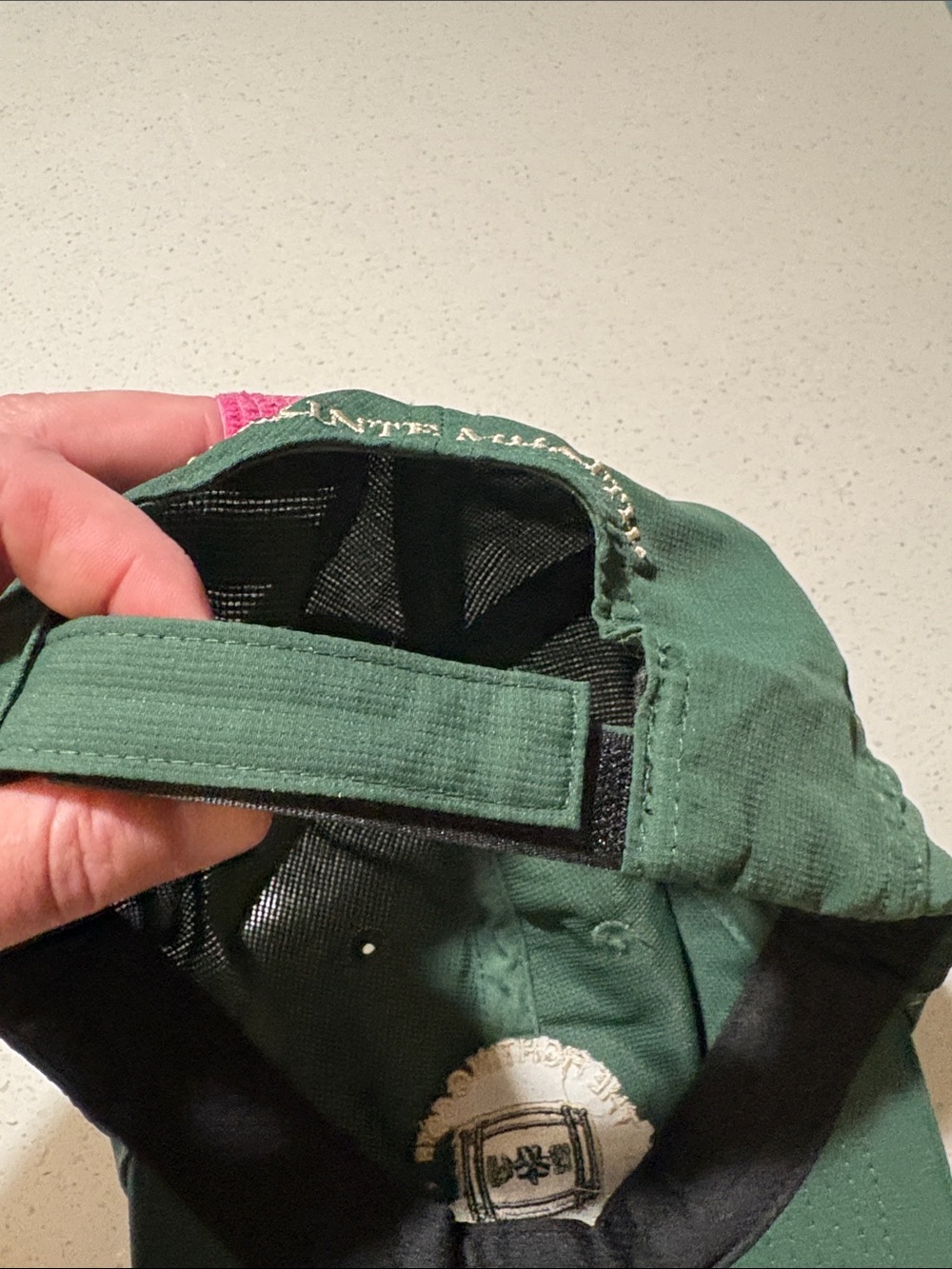Green Embroidered Cap - Picture 3 of 5